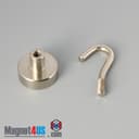 D3/4" x 1/4" #6-32 UNC 2B N38 Pot Magnet - photo 15