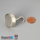 D1 1/4" x 3/8" #10-32 UNF 2B N38 Pot Magnet - photo 14