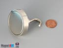D1 3/4" x 3/8" #1/4"-20 UNC 2B N38 Pot Magnet - photo 4