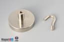 D1 3/4" x 3/8" #1/4"-20 UNC 2B N38 Pot Magnet - photo 10