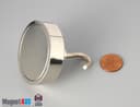 D2" x 1/2" #1/4"-20 UNC 2B N38 Pot Magnet - photo 4