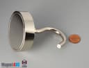 D2 1/2" x 5/8" #3/8"-16 UNC 2B N38 Pot Magnet - photo 4