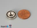 D0.63'' x 0.177'' #4 Screw N38 Pot Magnet - photo 4