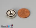 D0.63'' x 0.177'' #4 Screw N38 Pot Magnet - photo 19