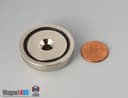 D1 1/2" x 3/8" #10 Screw N38 Pot Magnet - photo 4