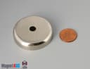 D1 3/4" x 3/8" #1/4" Screw N38 Pot Magnet - photo 2