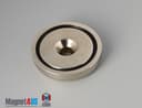 D1 3/4" x 3/8" #1/4" Screw N38 Pot Magnet - photo 18