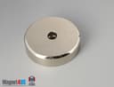 D2.36'' x 0.59'' #3/8" Screw N38 Pot Magnet - photo 1