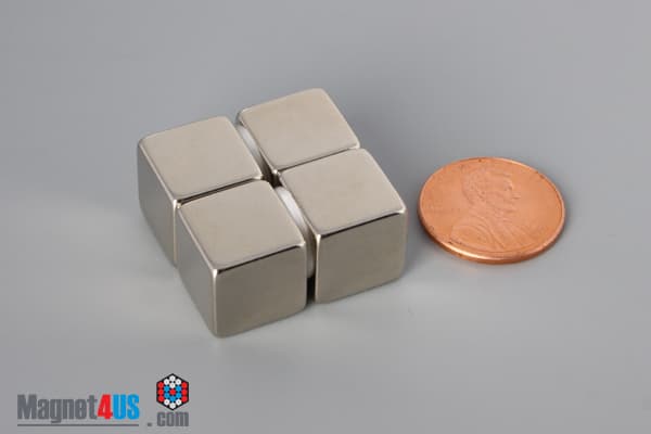 1/2" x 1/2" x 1/2" N40 Neodymium Block Magnet - photo 5