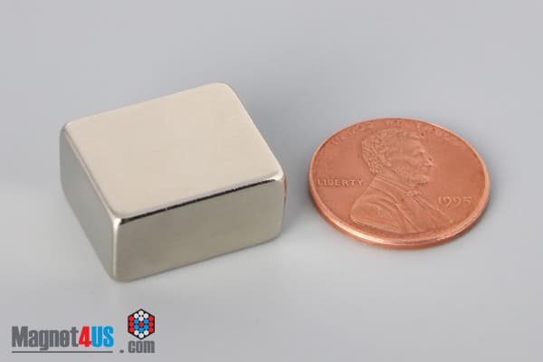 3/4" x 5/8" x 3/8" N45 Neodymium Block Magnet