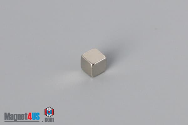 1/8" x 1/8" x 1/8" N40 Neodymium Block Magnet - photo 2
