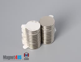 1/2" dia. x 1/16" S N42 3M Adhesive Disc Magnet - photo 23