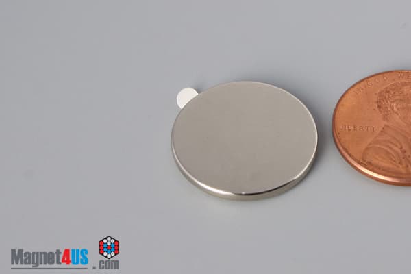 3/4" dia. x 1/16" N N42 3M Adhesive Disc Magnet - photo 9