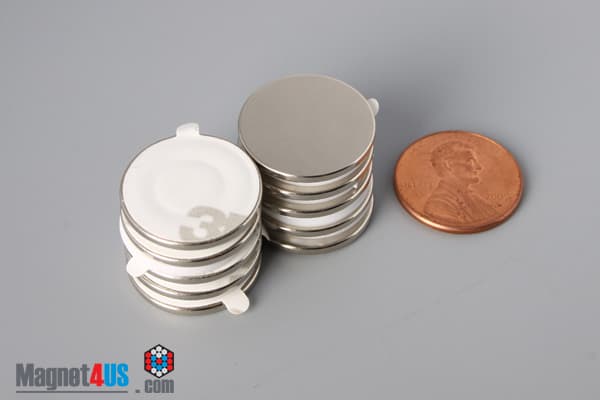3/4" dia. x 1/16" N N42 3M Adhesive Disc Magnet - photo 12