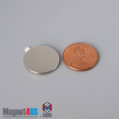 3/4" dia. x 1/16" N N42 3M Adhesive Disc Magnet - photo 14