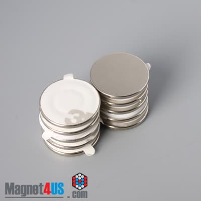 3/4" dia. x 1/16" N N42 3M Adhesive Disc Magnet - photo 17