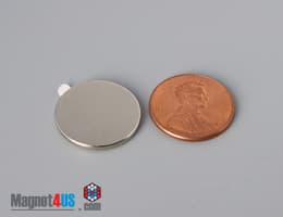 3/4" dia. x 1/16" N N42 3M Adhesive Disc Magnet - photo 20