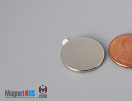 3/4" dia. x 1/16" N N42 3M Adhesive Disc Magnet - photo 21