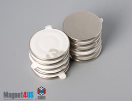 3/4" dia. x 1/16" N N42 3M Adhesive Disc Magnet - photo 23