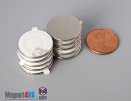 3/4" dia. x 1/16" N N42 3M Adhesive Disc Magnet - photo 24