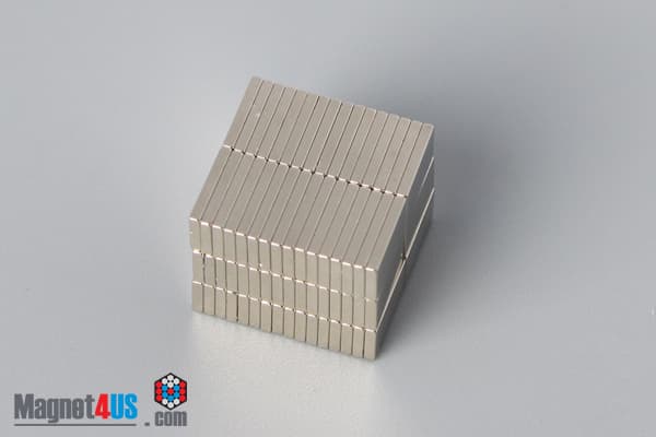 1/4" x 1/8" x 1/32" N40 Neodymium Block Magnet - photo 4