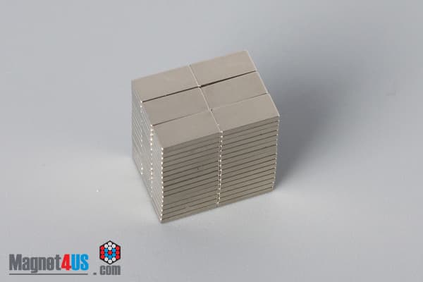 1/4" x 1/8" x 1/32" N40 Neodymium Block Magnet - photo 5