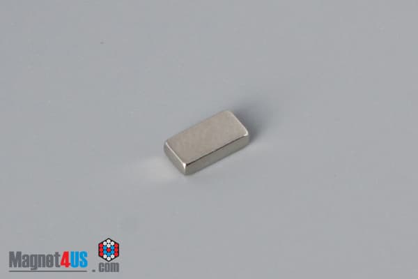 1/4" x 1/8" x 1/16" N40 Neodymium Block Magnet - photo 2