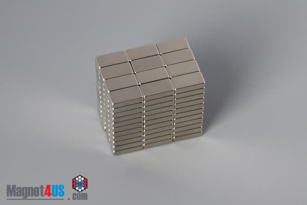 1/4" x 1/8" x 1/16" N40 Neodymium Block Magnet - photo 4