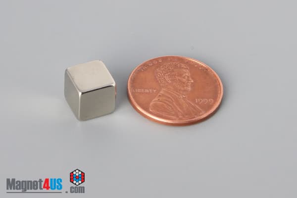 5/16" x 5/16" x 5/16" N40 Neodymium Block Magnet - photo 1