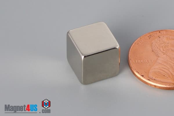 3/8" x 3/8" x 3/8" N40 Neodymium Block Magnet - photo 3