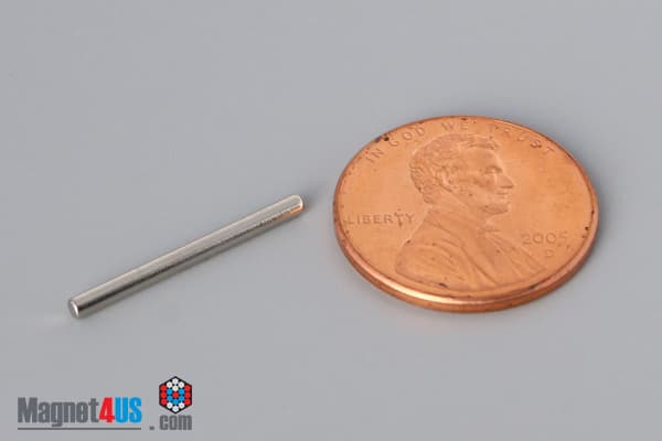1/16" dia. x 3/4" N40 Neodymium Cylinder Magnet - photo 1
