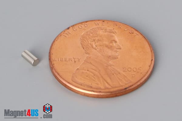 1/16" dia. x 1/8" N40 Neodymium Cylinder Magnet - photo 1