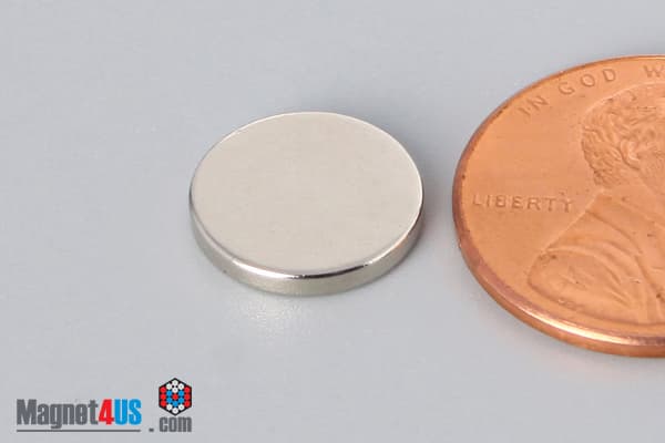 7/16" dia. x 1/16" N52 Neodymium Disc Magnet - photo 3