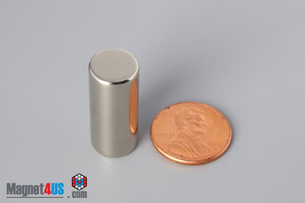 7/16" dia. x 1" N40 Neodymium Cylinder Magnet