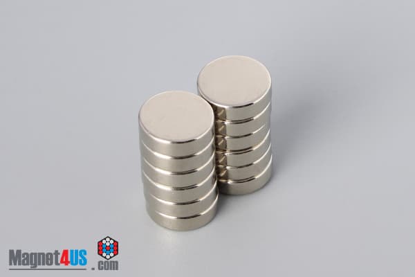 7/16" dia. x 1/8" N52 Neodymium Disc Magnet - photo 4