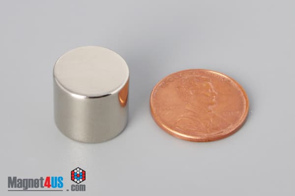 9/16" dia. x 1/2" N40 Neodymium Disc Magnet