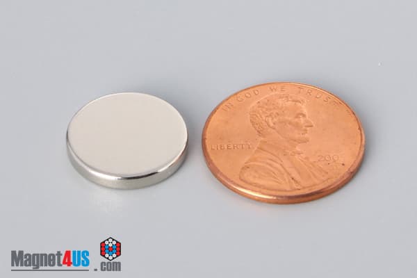 9/16" dia. x 3/32" N40 Neodymium Disc Magnet