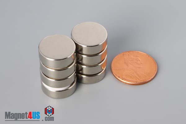 9/16" dia. x 3/16" N40 Neodymium Disc Magnet - photo 5