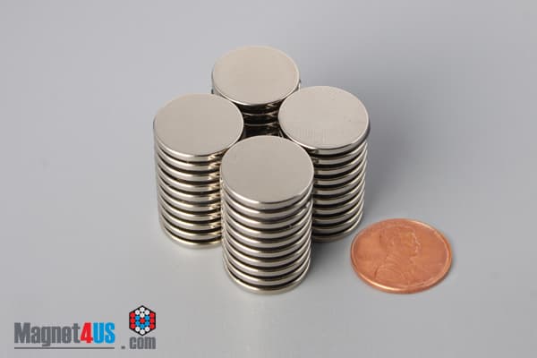 5/8" dia. x 1/16" N40 Neodymium Disc Magnet - photo 5
