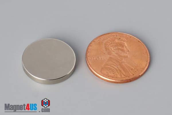 5/8" dia. x 3/32" N40 Neodymium Disc Magnet - photo 1