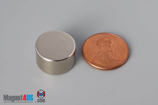 5/8" dia. x 3/8" N40 Neodymium Disc Magnet