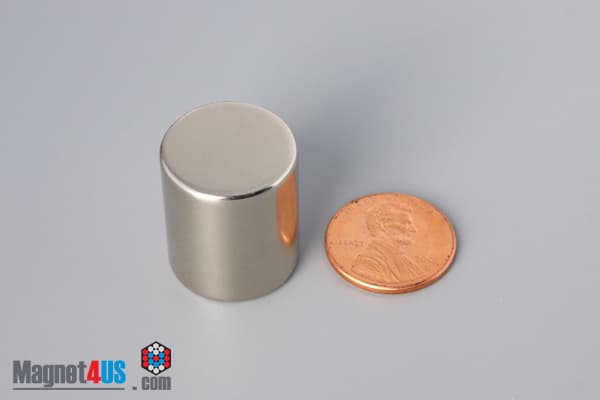 3/4" dia. x 7/8" N45 Neodymium Cylinder Magnet