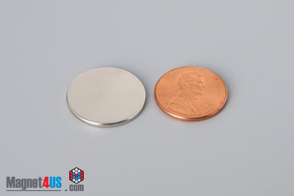 13/16" dia. x 1/16" N45 Neodymium Disc Magnet