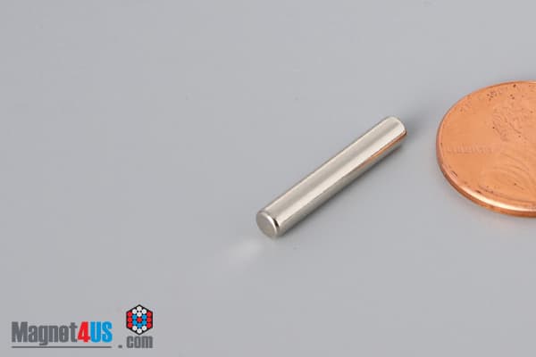 1/8" dia. x 3/4" N40 Neodymium Cylinder Magnet - photo 3