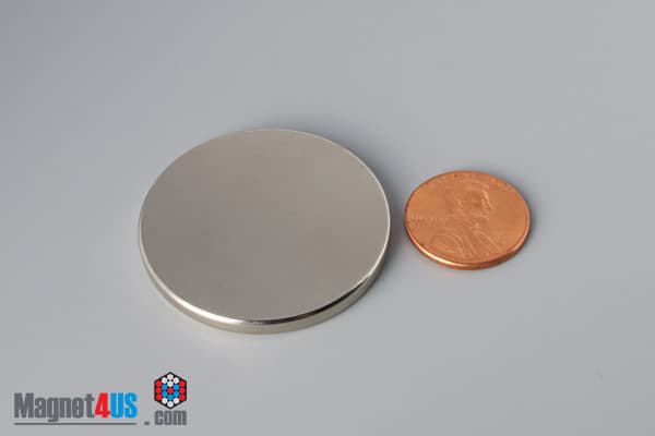 1 1/2" dia. x 1/8" N40 Neodymium Disc Magnet - photo 1