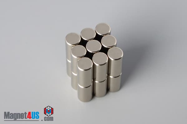 3/16" dia. x 3/8" N40 Neodymium Cylinder Magnet - photo 4