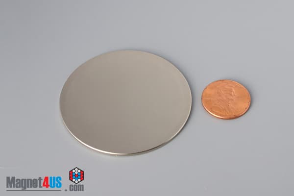 2" dia. x 1/16" N45 Neodymium Disc Magnet - photo 1