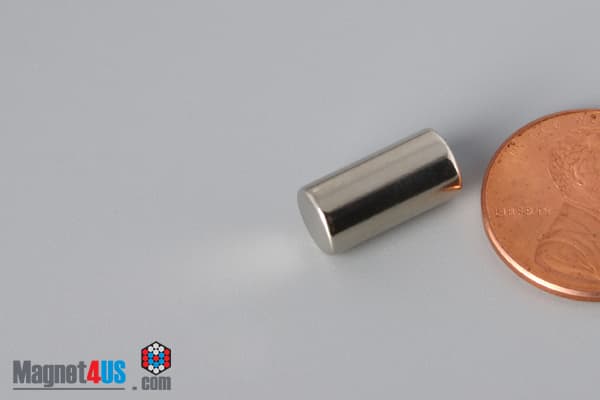 1/4" dia. x 1/2" N40 Neodymium Cylinder Magnet - photo 3