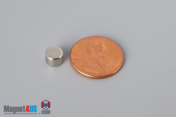 1/4" dia. x 3/16" N52 Neodymium Disc Magnet - photo 1