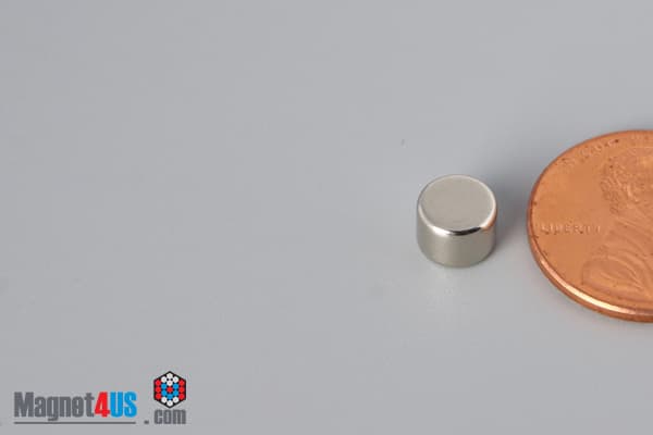 1/4" dia. x 3/16" N52 Neodymium Disc Magnet - photo 3